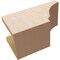 Ekena Millwork 6in. W x 6in. H x 12in. L Moab Woodgrain TimberThane Rafter Tail, Primed Tan RFTUR06X06X12MOARCPR - alternate 2
